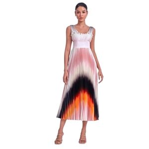 Adore, Ombre, Pleated, Dress Size Small Nwot